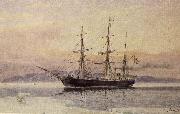 unknow artist polarfartyget vega pa en akvarell av jacob hagg Spain oil painting artist